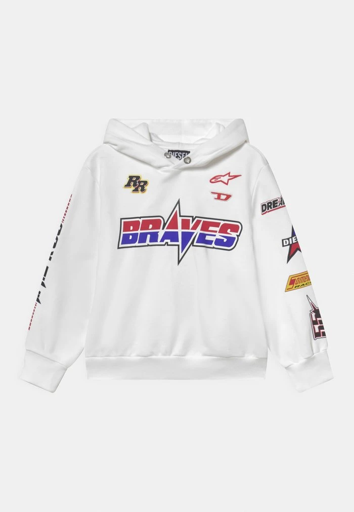 Diesel HOOD - Sweatshirt - Bianco