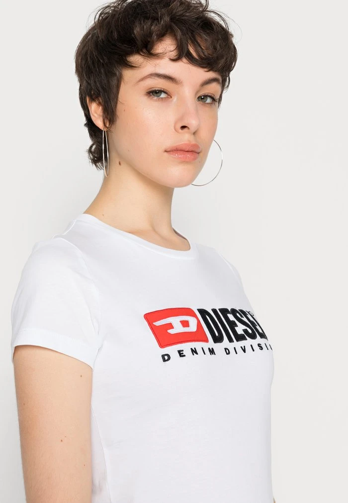 Diesel Print T-shirt - White - Image 5