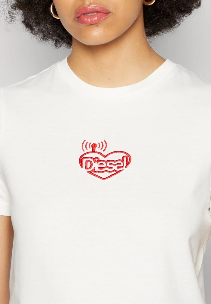 Diesel T-REG-E9 - Print T-shirt - White - Image 6