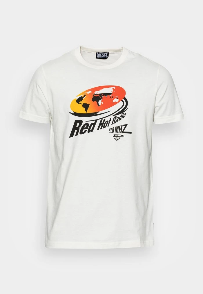 Diesel T-DIEGOR - Print T-shirt - 0grai 141 - Image 4