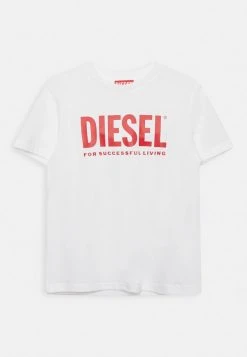 Diesel JUST LOGO UNISEX - Print T-shirt - Base Red