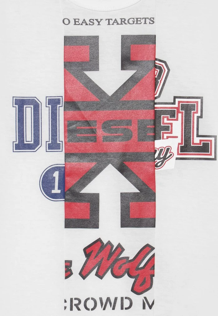Diesel TDIEGIE UNISEX - Print T-shirt - Bianco - Image 3