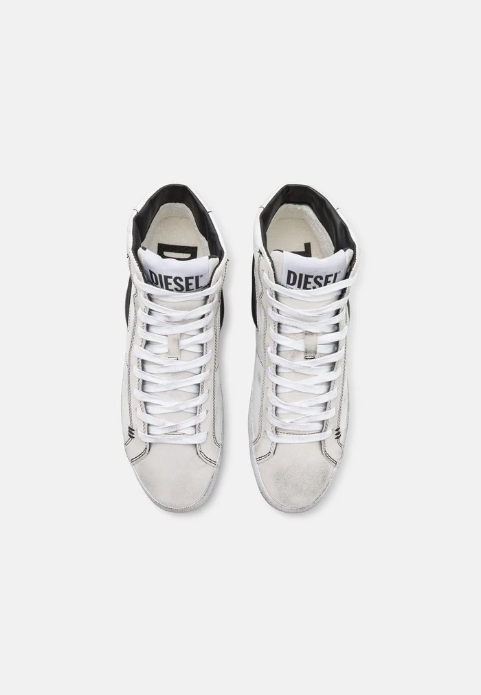 Diesel S-LEROJI MID - High-top Trainers - White/black - Image 4