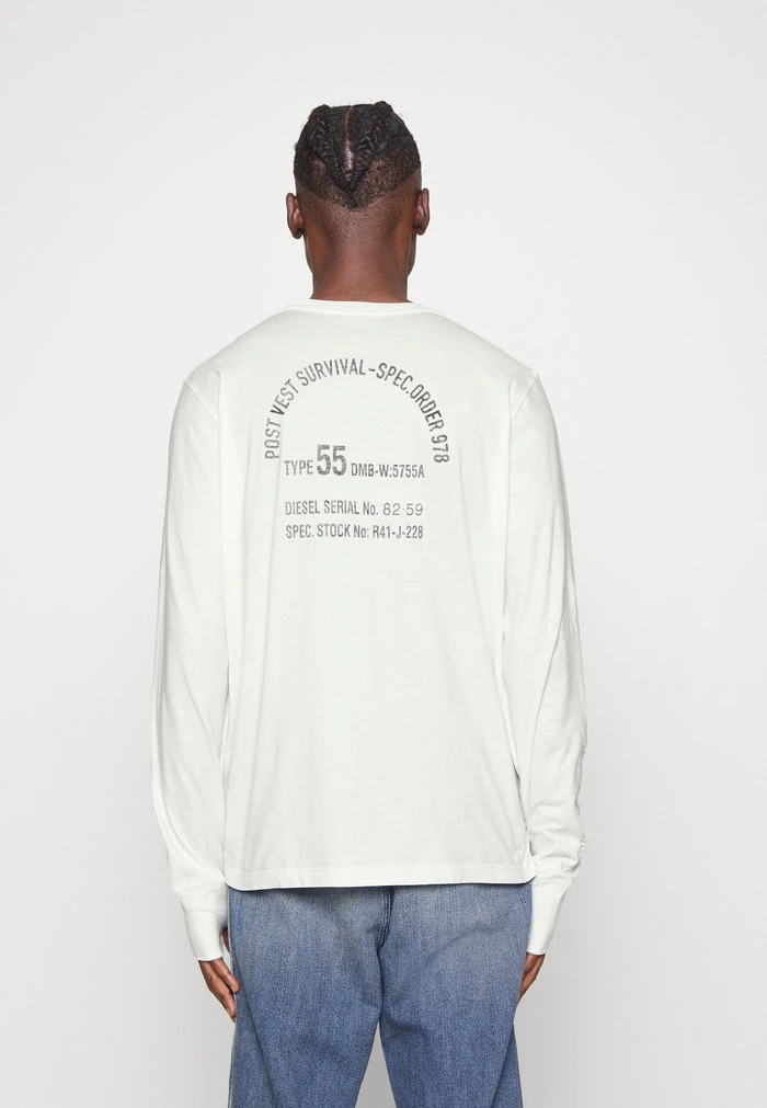 Diesel JUBIND - Long Sleeved Top - White - Image 3