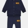 Diesel SUITYLOGOLONGXB UNISEX SET - Tracksuit Bottoms - Peacoat