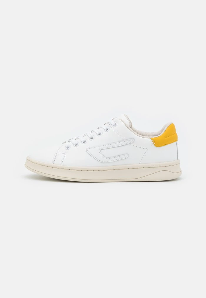 Diesel S-ATHENE LOW W - Trainers - White/yellow - Image 2