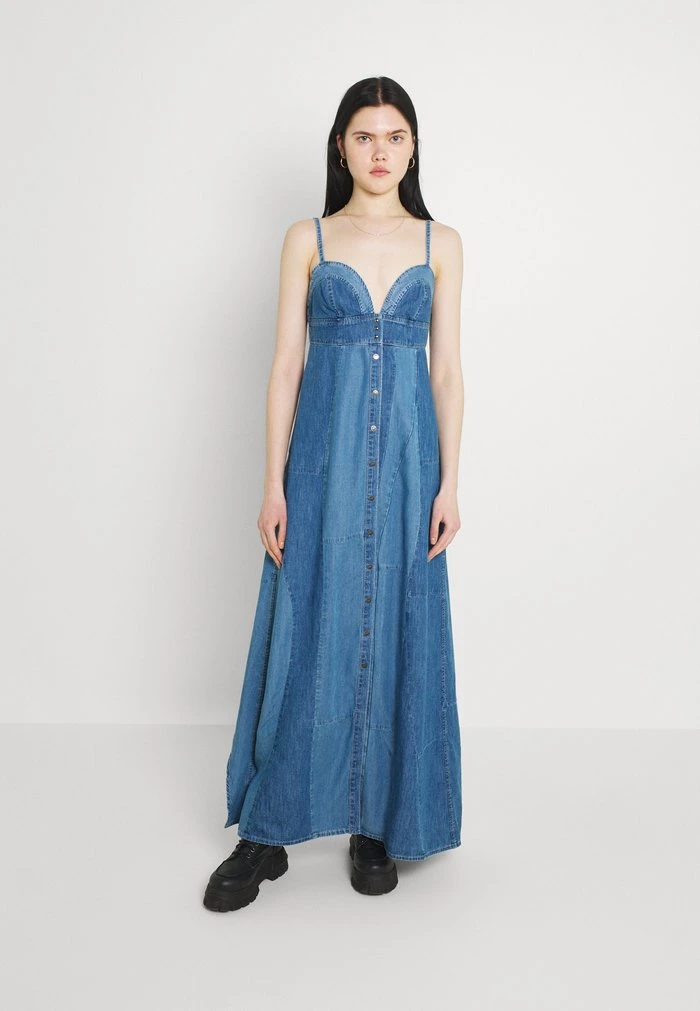 Diesel DE-ARYA - Maxi Dress - Denim Blue