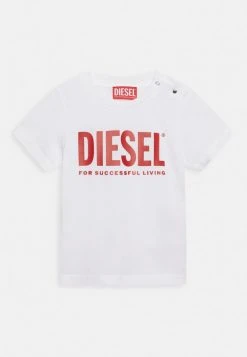 Diesel JUSTLOGOYB UNISEX - Print T-shirt - Red Print