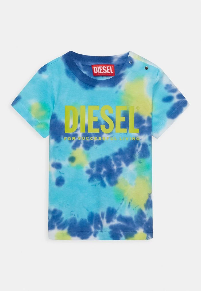 Diesel TDYEDB UNISEX - Print T-shirt - Yellow