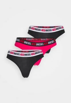 Diesel UFST-STARS-THREEPACK 3 PACK - Thong - Black/pink