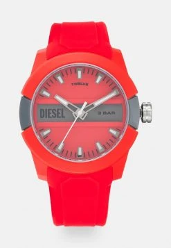 Diesel DOUBLE UP UNISEX - Watch - Red