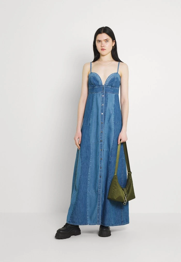 Diesel DE-ARYA - Maxi Dress - Denim Blue - Image 2