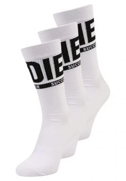 Diesel SKM-RAY 3 PACK UNISEX - Socks - Weiß