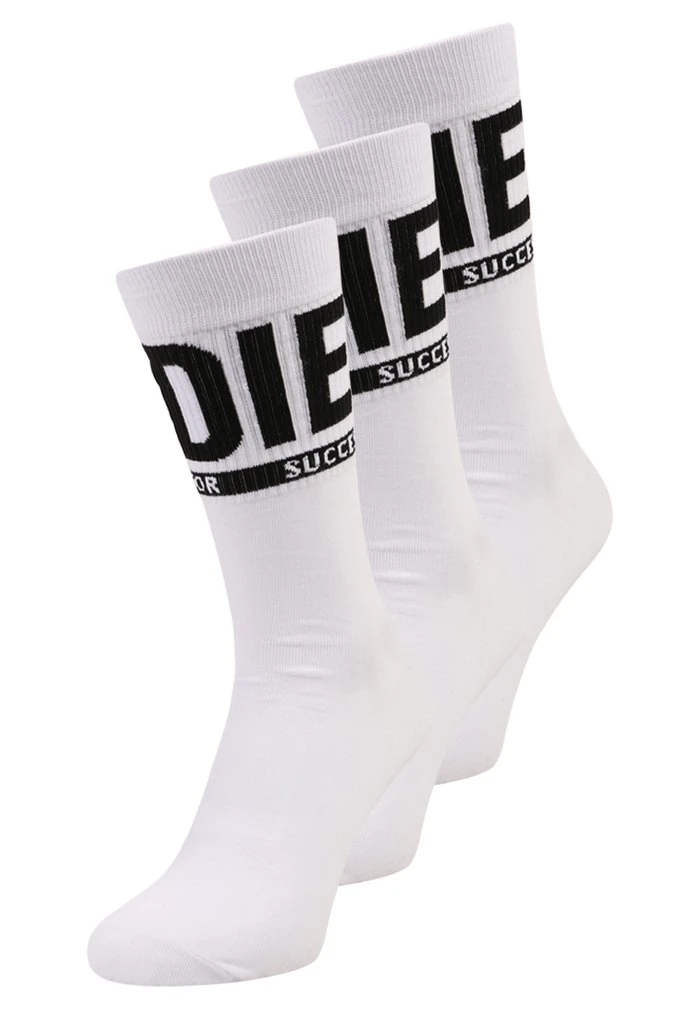 Diesel SKM-RAY 3 PACK UNISEX - Socks - Weiß