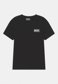 Diesel UTIER UNISEX - Print T-shirt - Black