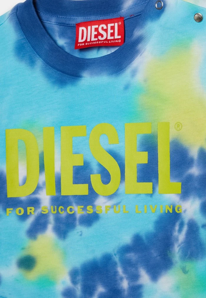 Diesel TDYEDB UNISEX - Print T-shirt - Yellow - Image 3