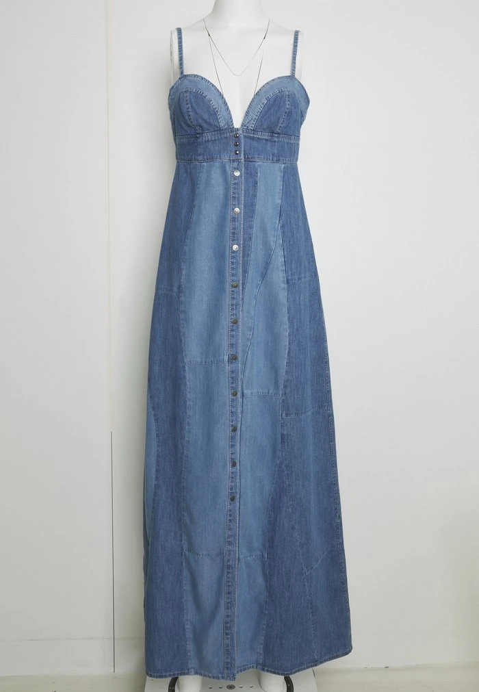 Diesel DE-ARYA - Maxi Dress - Denim Blue - Image 6