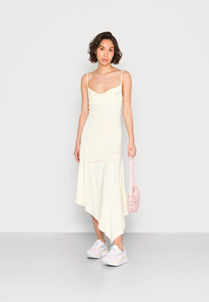 Diesel D-MENTY - Jersey Dress - Yellow - Image 2