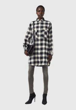 Diesel D SUPER I - Shirt Dress - Black/white