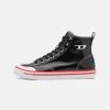 Diesel S-ATHOS MID - High-top Trainers - Black/white