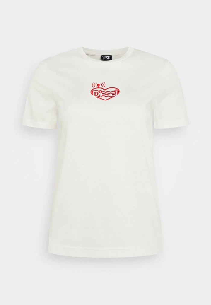 Diesel T-REG-E9 - Print T-shirt - White - Image 5