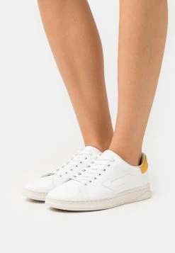 Diesel S-ATHENE LOW W - Trainers - White/yellow