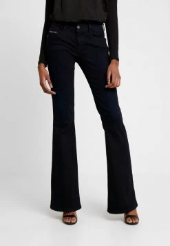 Diesel D-EBBEY - Flared Jeans - Indigo