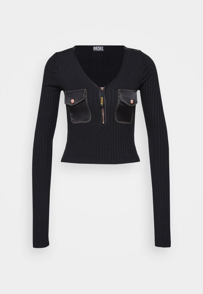 Diesel T-BORDIE - Long Sleeved Top - Black - Image 5