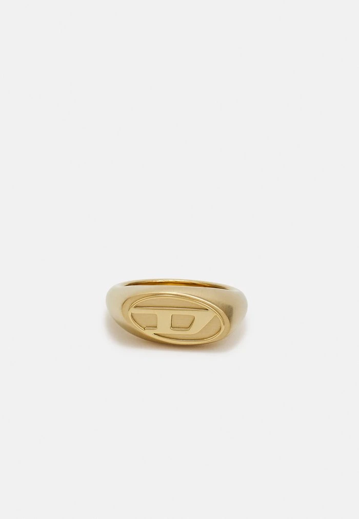 Diesel D-LOGO - Ring - Brushed Gold-coloured - Image 4