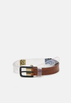 Diesel LEVEL - Belt - Brown/transparant