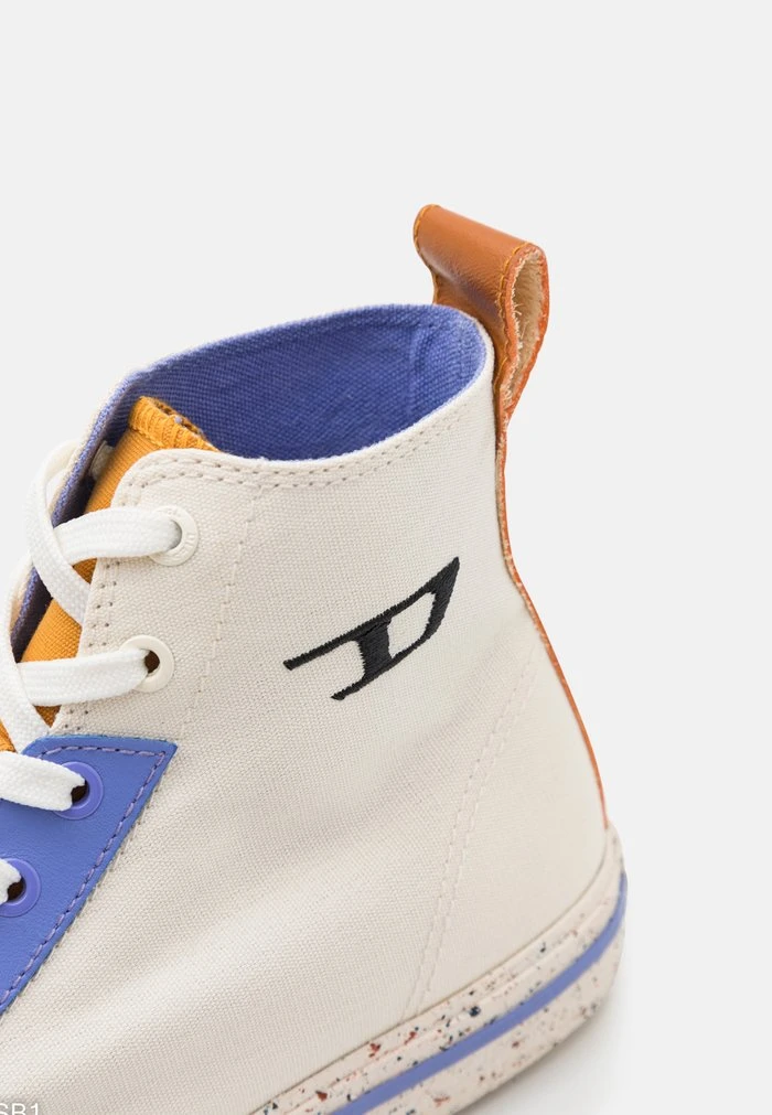 Diesel S-ATHOS MID - High-top Trainers - White/purple/ Orange - Image 6