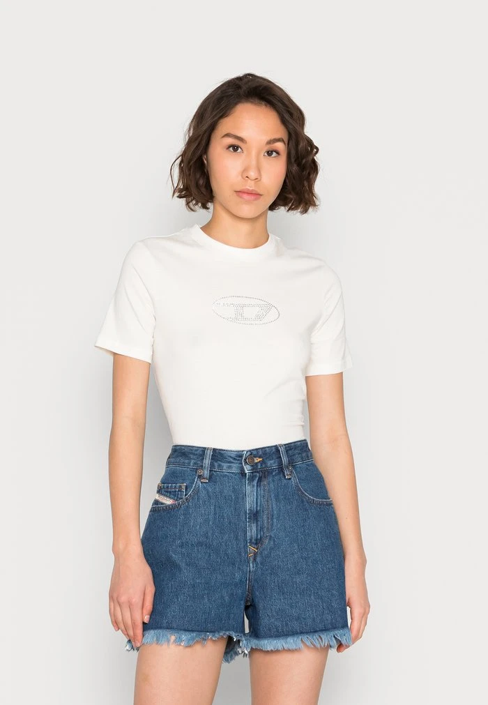 Diesel T-REG-HS1 - Basic T-shirt - White
