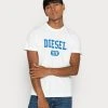 Diesel DIEGOR - Print T-shirt - White