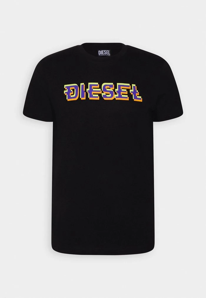 Diesel T-DIEGOR-K52 UNISEX - Print T-shirt - Black - Image 4