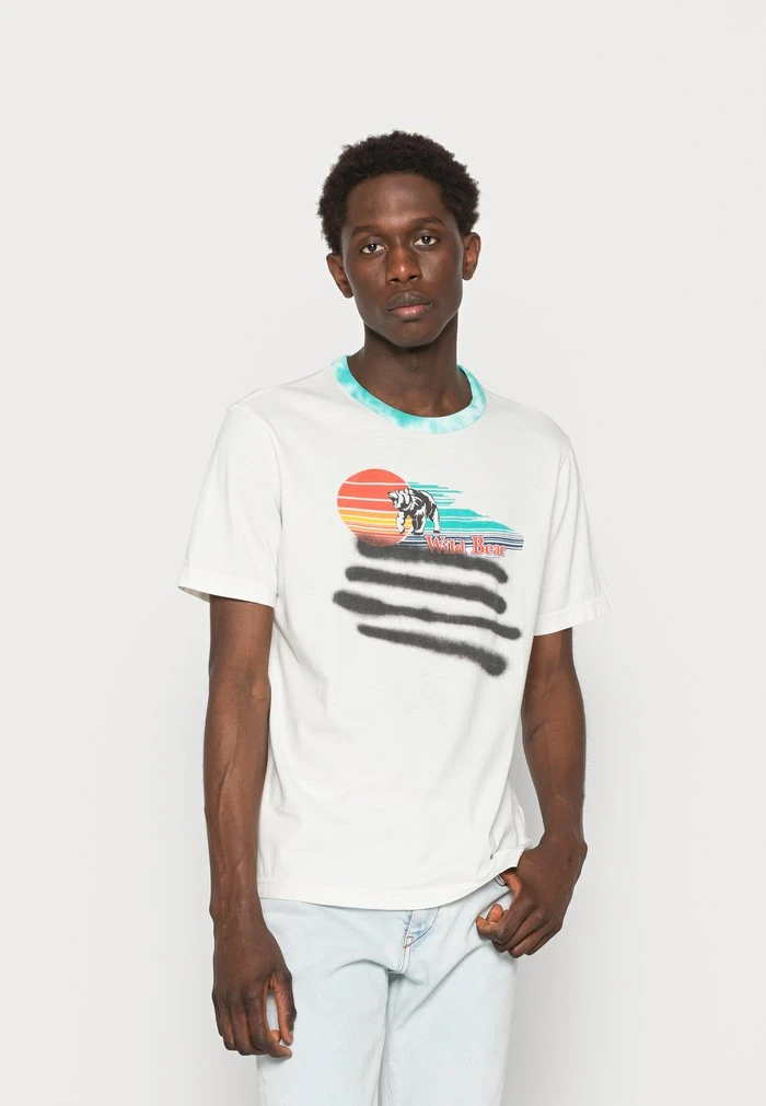 Diesel JUST - Print T-shirt - White