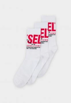 Diesel HERMINE UNISEX 3 PACK - Socks - White
