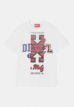 Diesel TDIEGIE UNISEX - Print T-shirt - Bianco
