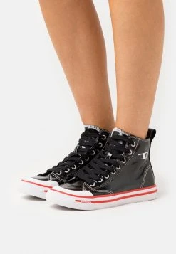 Diesel S-ATHOS MID W - High-top Trainers - Black/white