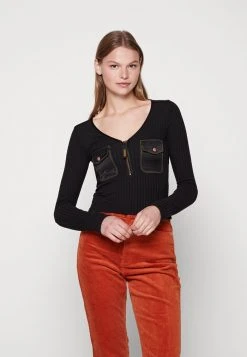 Diesel T-BORDIE - Long Sleeved Top - Black