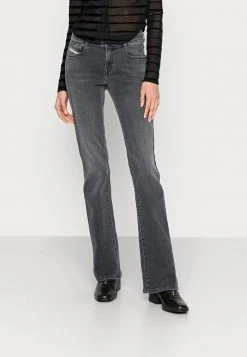 Diesel 1969 D-EBBEY - Flared Jeans - Black / Gray