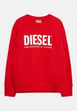 Diesel SCREW DIVISION LOGO UNISEX - Sweatshirt - Carnation Red