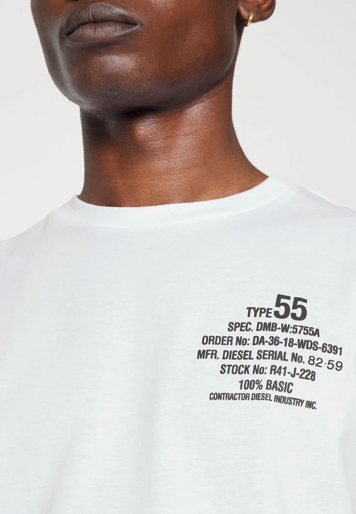 Diesel DIEGOR - Print T-shirt - 0grai 100 - Image 6