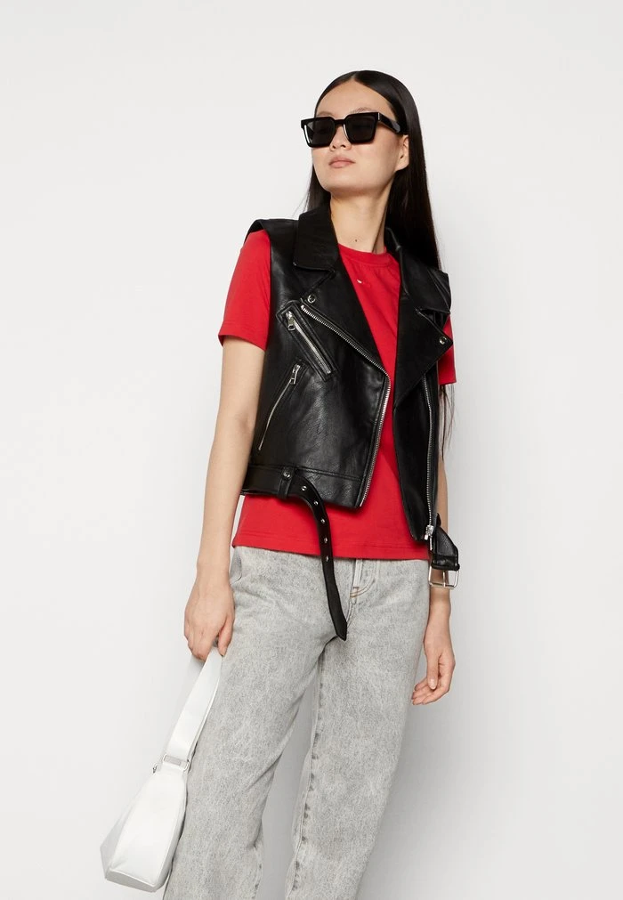 Diesel MICRODIV - Basic T-shirt - Red - Image 4