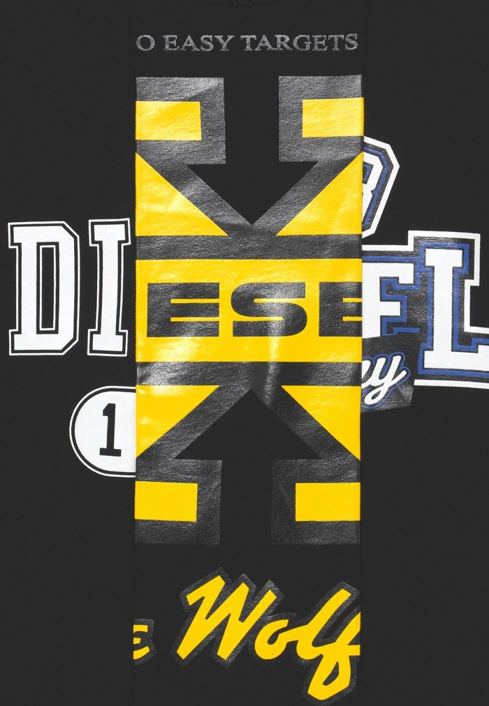 Diesel TDIEGIE UNISEX - Print T-shirt - Nero - Image 3